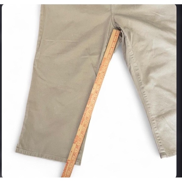 Lauren Ralph Lauren Jeans Co NWT Khaki Chino Mid Calf Summer Classic Pants 14W - Picture 9 of 11